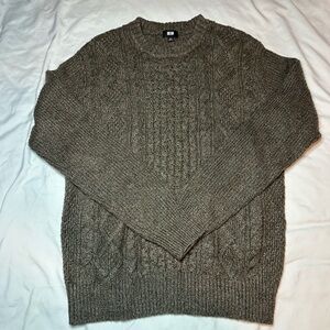 Uniqlo Men's Turtleneck Sweater - Gray